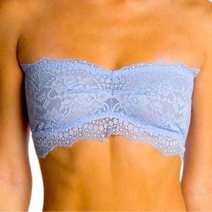 Free People Lacey Looks Bandeau Blue Quartz